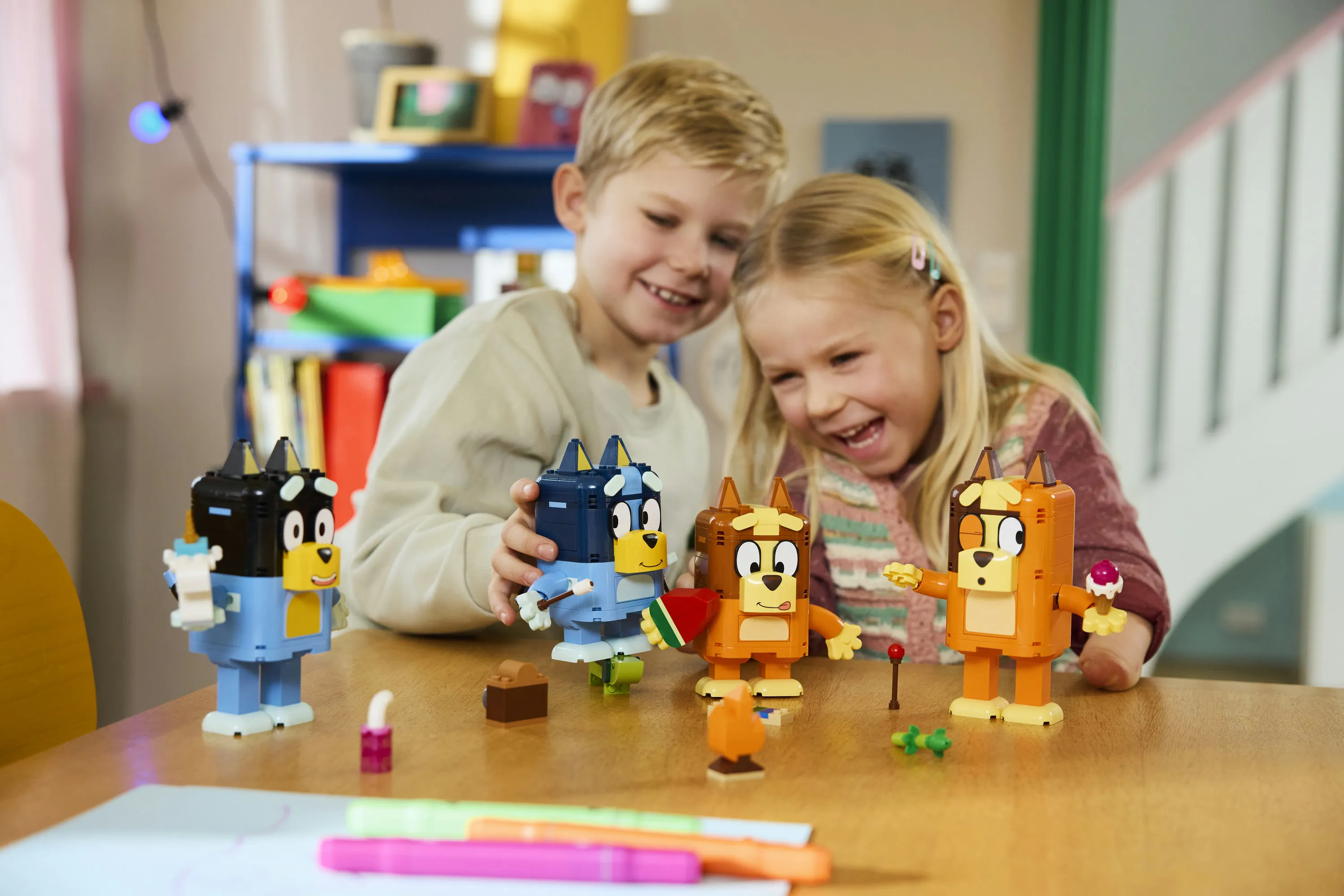 LEGO Bluey Brick-Built Heeler Family 11217