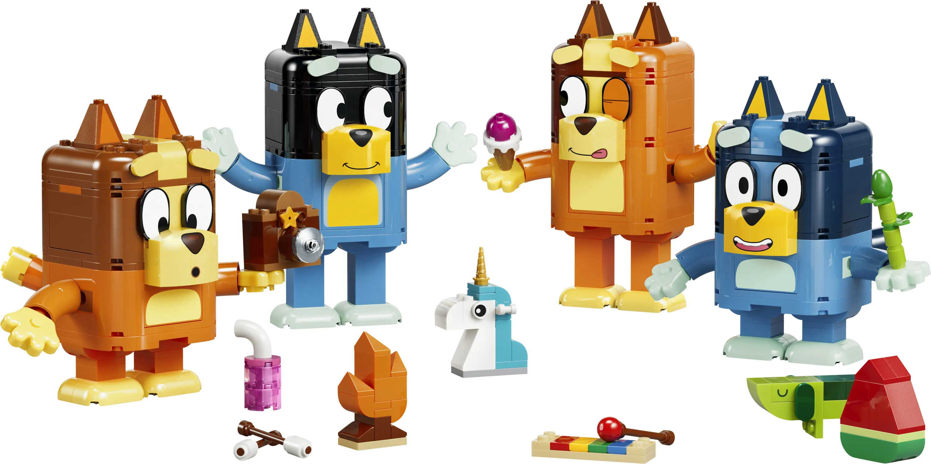 LEGO Bluey Brick-Built Heeler Family 11217
