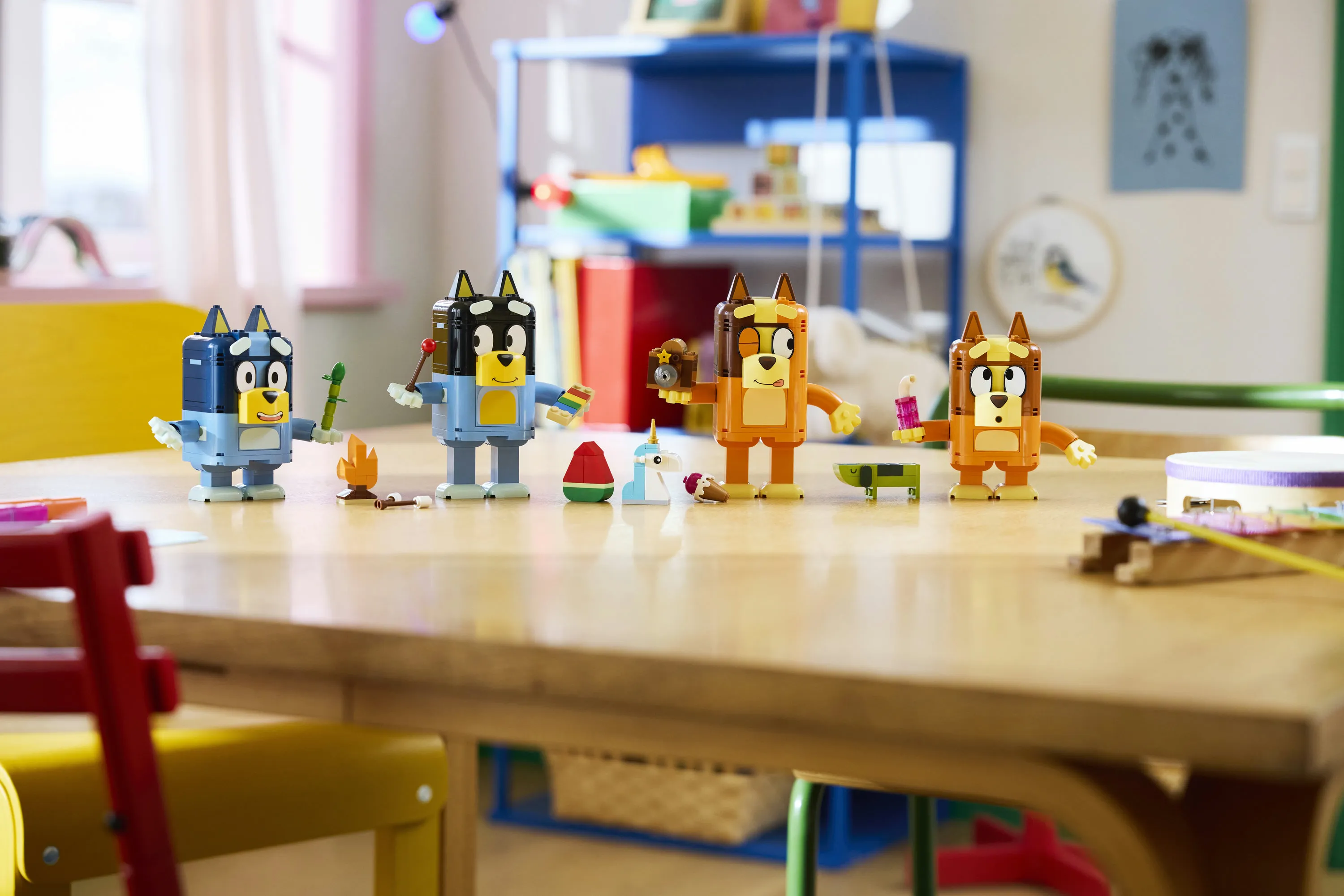 LEGO Bluey Brick-Built Heeler Family 11217