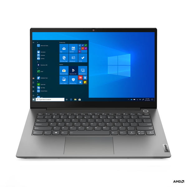 Lenovo ThinkBook G2 14&quot; R5-4600U, 8 Gt, 256 Gt SSD M.2, Win 10 Pro -kannettava, Harmaa