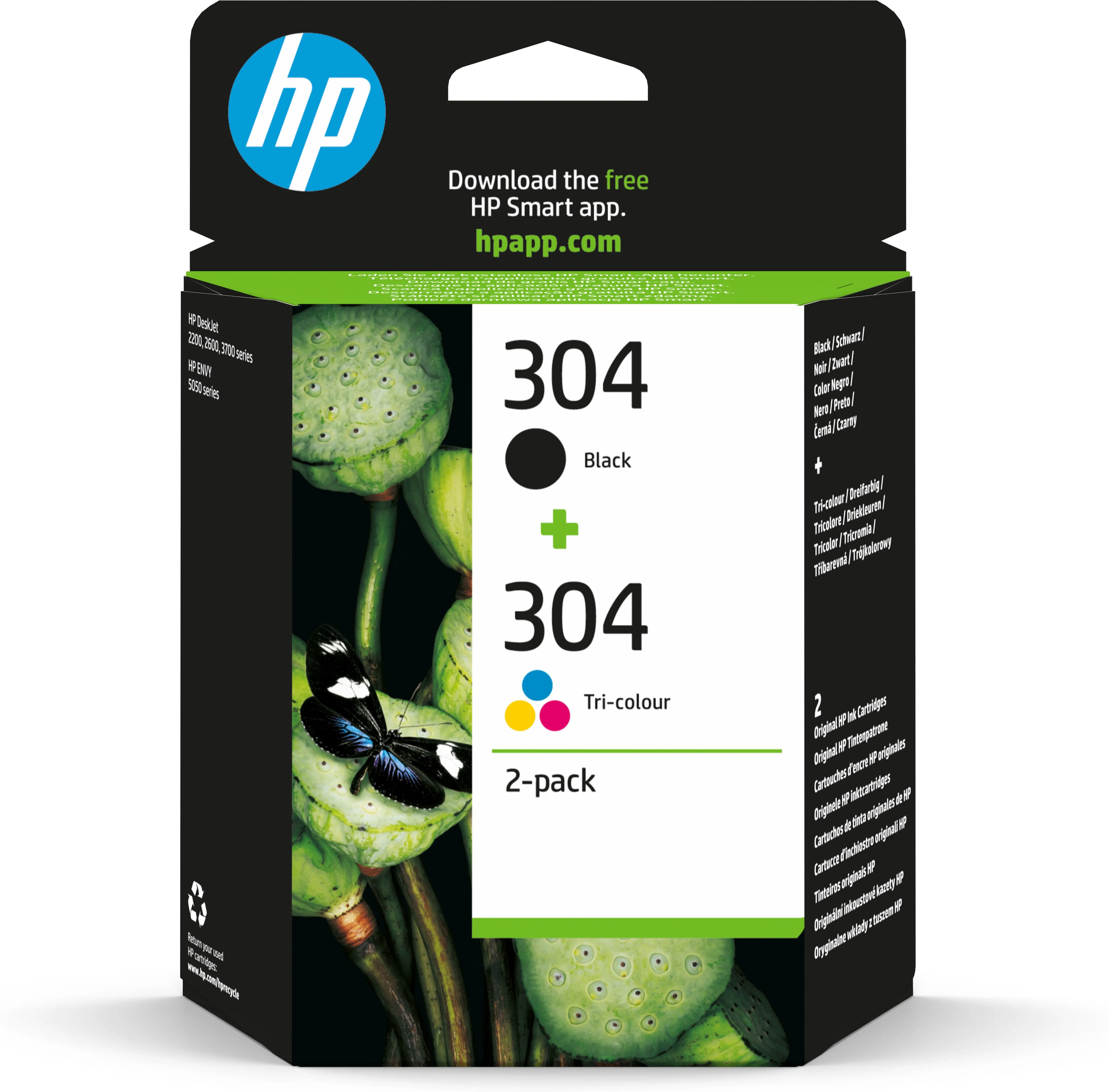 HP 304 Ink Cartridge Combo 2-Pack