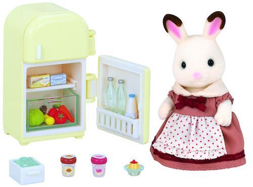 Sylvanian Families Chocolate Rabbit Mother Set (Fridge)