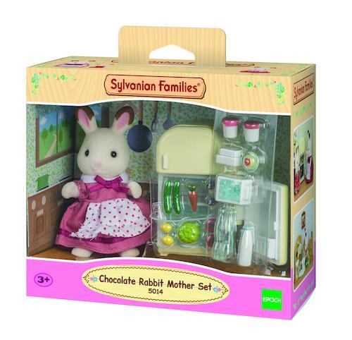 Sylvanian Families Chocolate Rabbit Mother Set (Fridge)