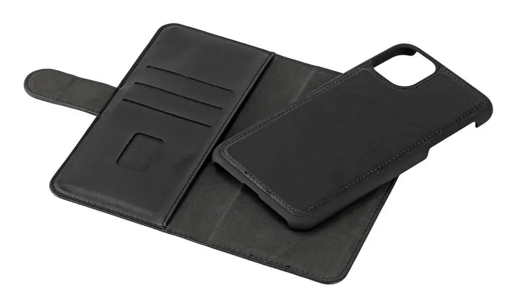 GEAR Wallet, iPhone 11 Pro Max - 2-in-1 pl&aring;nboksfodra, Svart