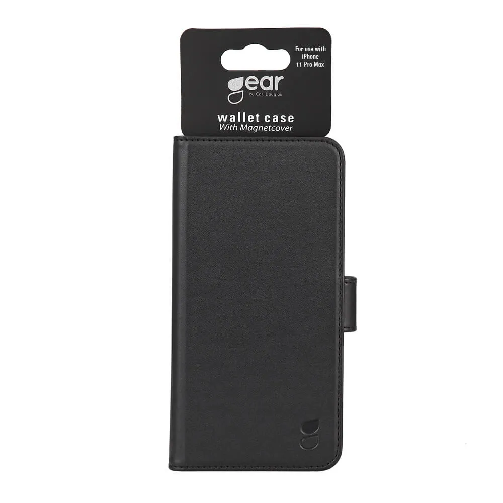 GEAR Wallet, iPhone 11 Pro Max - 2-in-1 Wallet Case, Black