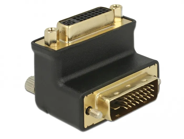 DeLock DVi-D - DVI-I - adapter, Svart