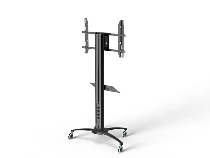 Multibrackets M A3 Broschure Shelf Floorstand - Asennuskomponentti (hylly) - musta - lattiajalustaan asennettava