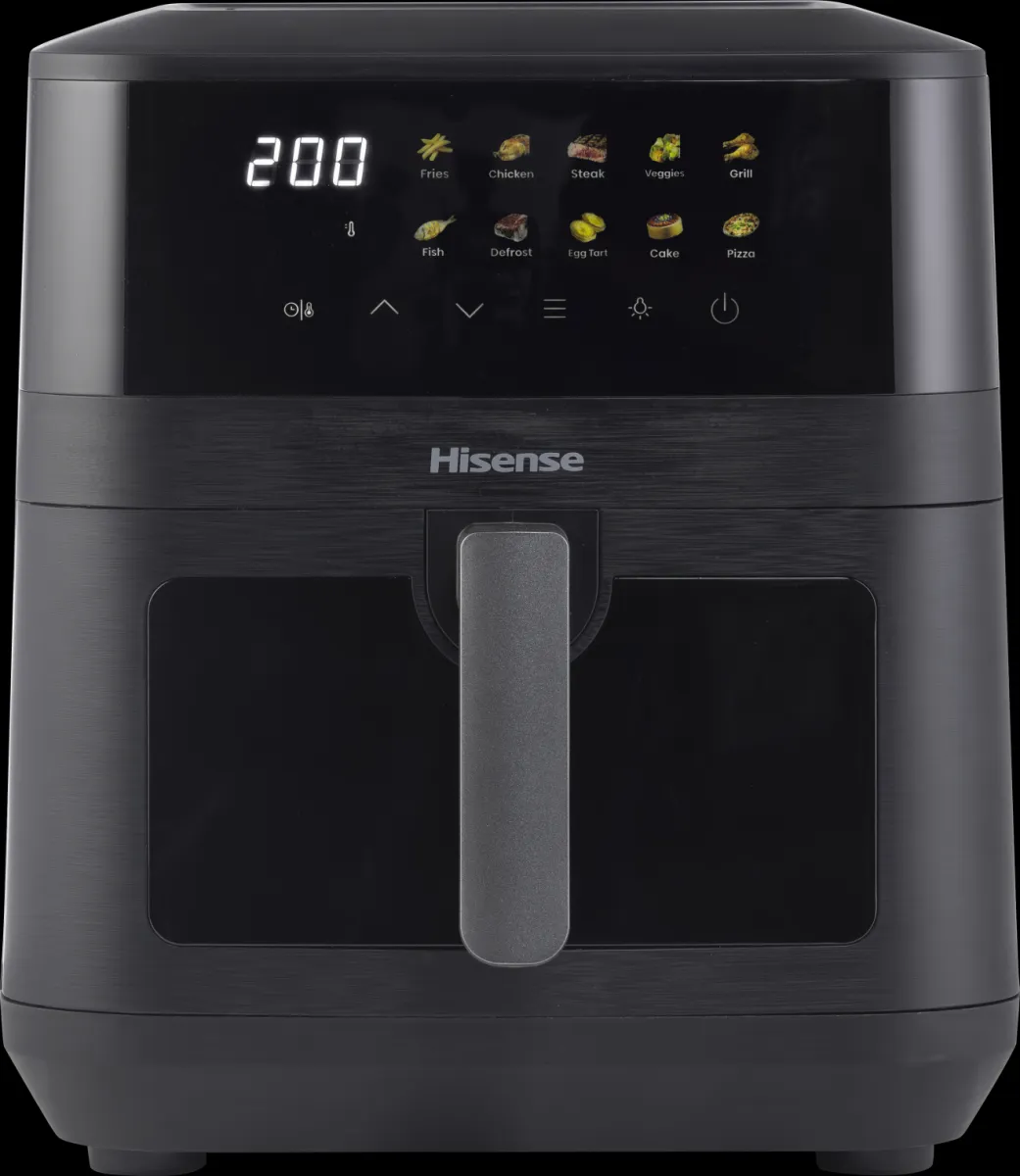 Hisense HAF2100DCD, 7,7 l, 2100 W, airfryer, musta
