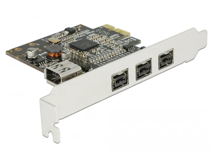Delock PCI Express Card > 3 x external FireWire B + 1 x internal FireW