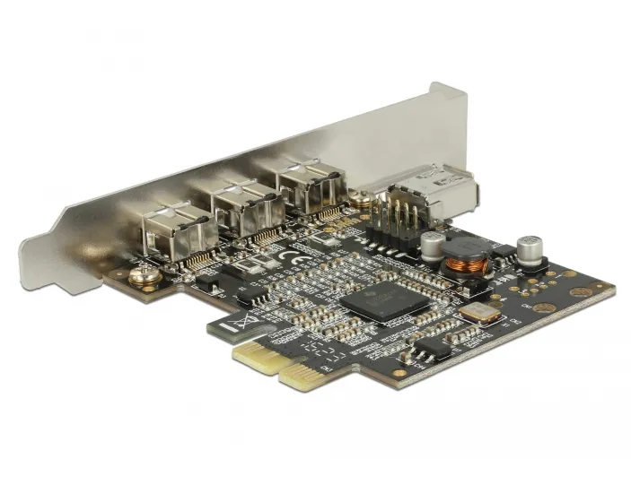 Delock PCI Express Card > 3 x external FireWire B + 1 x internal FireW