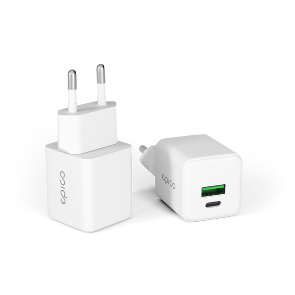 EPICO UltraBoost GaN 20W EA20 - Sein&auml;laturi, valkoinen