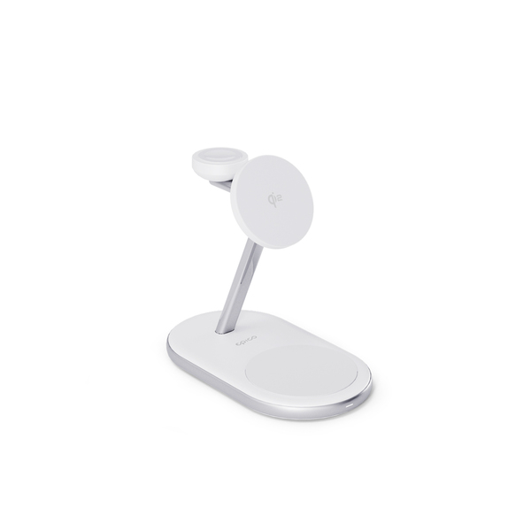 Epico UltraBase Qi2 3in1 Mag+ Wireless Charging Stand EX60 - white