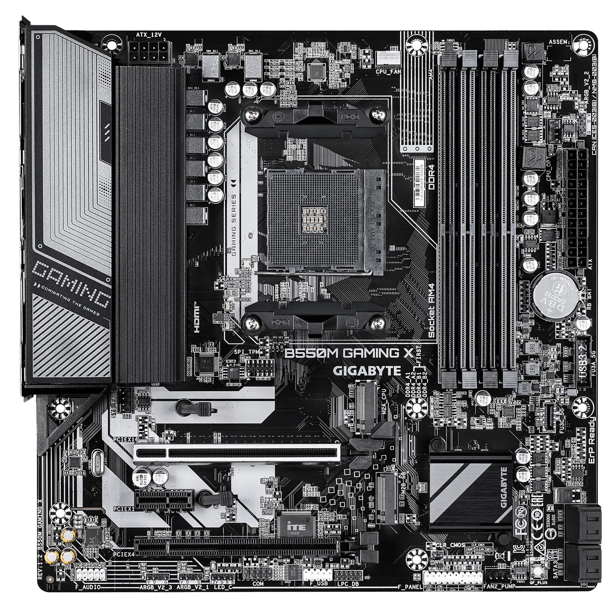 Gigabyte B550M GAMING X AM4 mATX-emolevy