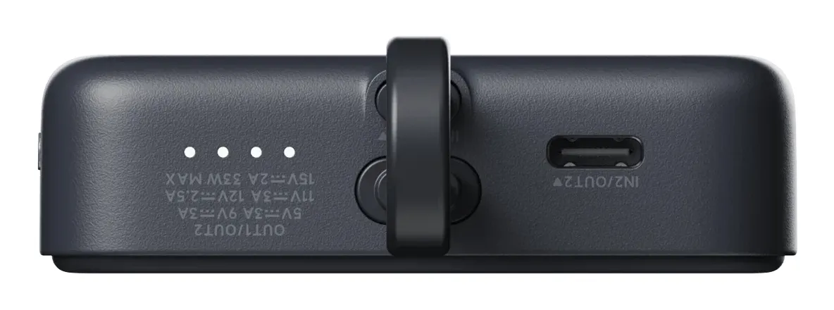 Xiaomi 10 000 mAh 33 W:n -magneettinen virtapankki, harmaa (integroitu kaapeli)