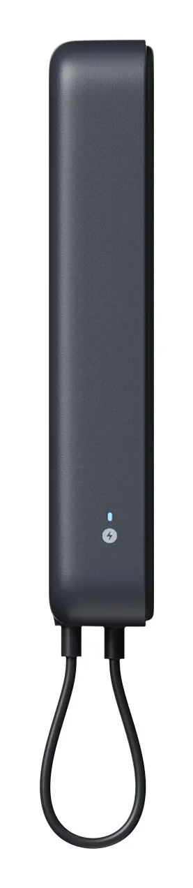 Xiaomi 10 000 mAh 33 W:n -magneettinen virtapankki, harmaa (integroitu kaapeli)