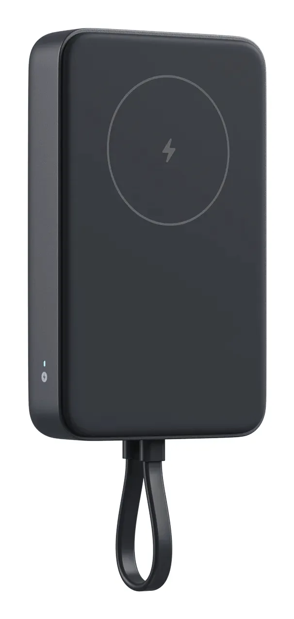 Xiaomi 10 000 mAh 33 W:n -magneettinen virtapankki, harmaa (integroitu kaapeli)