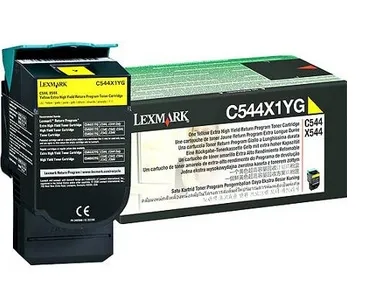 Lexmark C544X1YG Extra High Yield -laserv&auml;rikasetti, keltainen