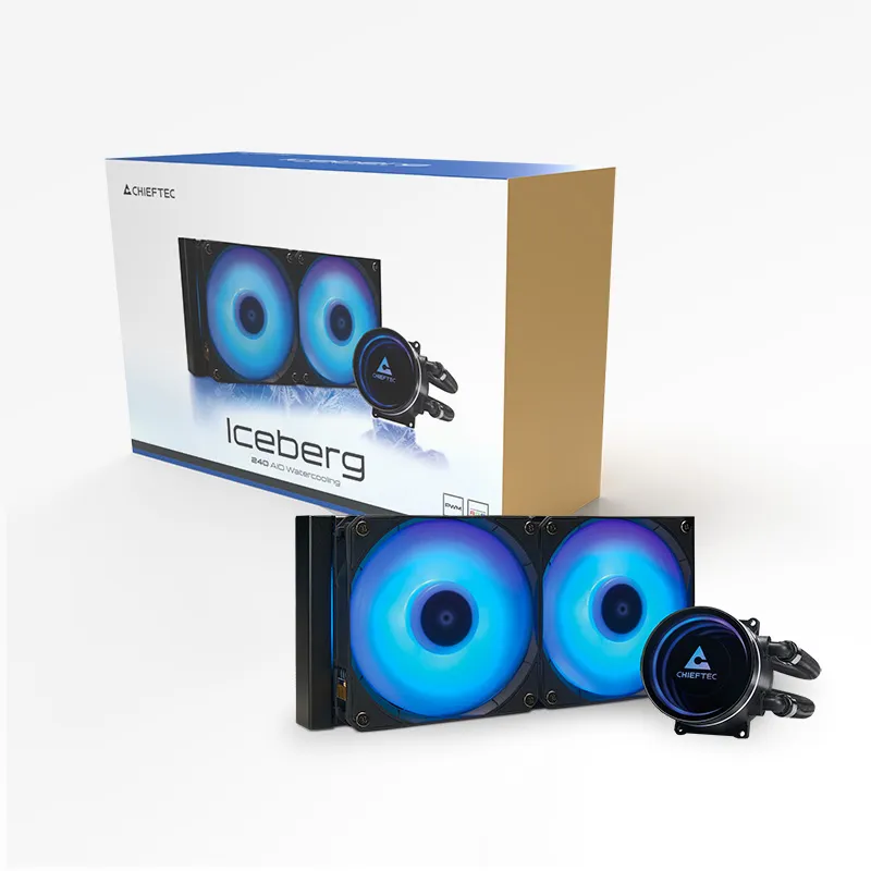 Chieftec Iceberg 240 RGB - liquid cooler, black