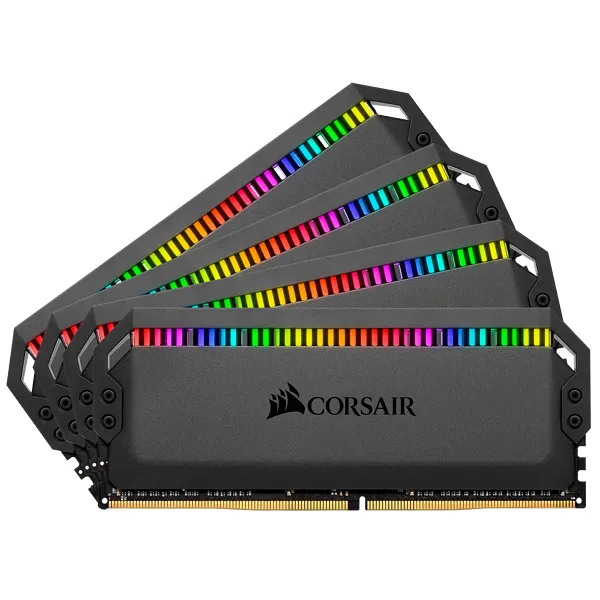 Corsair Dominator Platinum RGB 32 Gt (4 x 8 Gt) DDR4 3600 MHz, CL18 -muisti, Musta