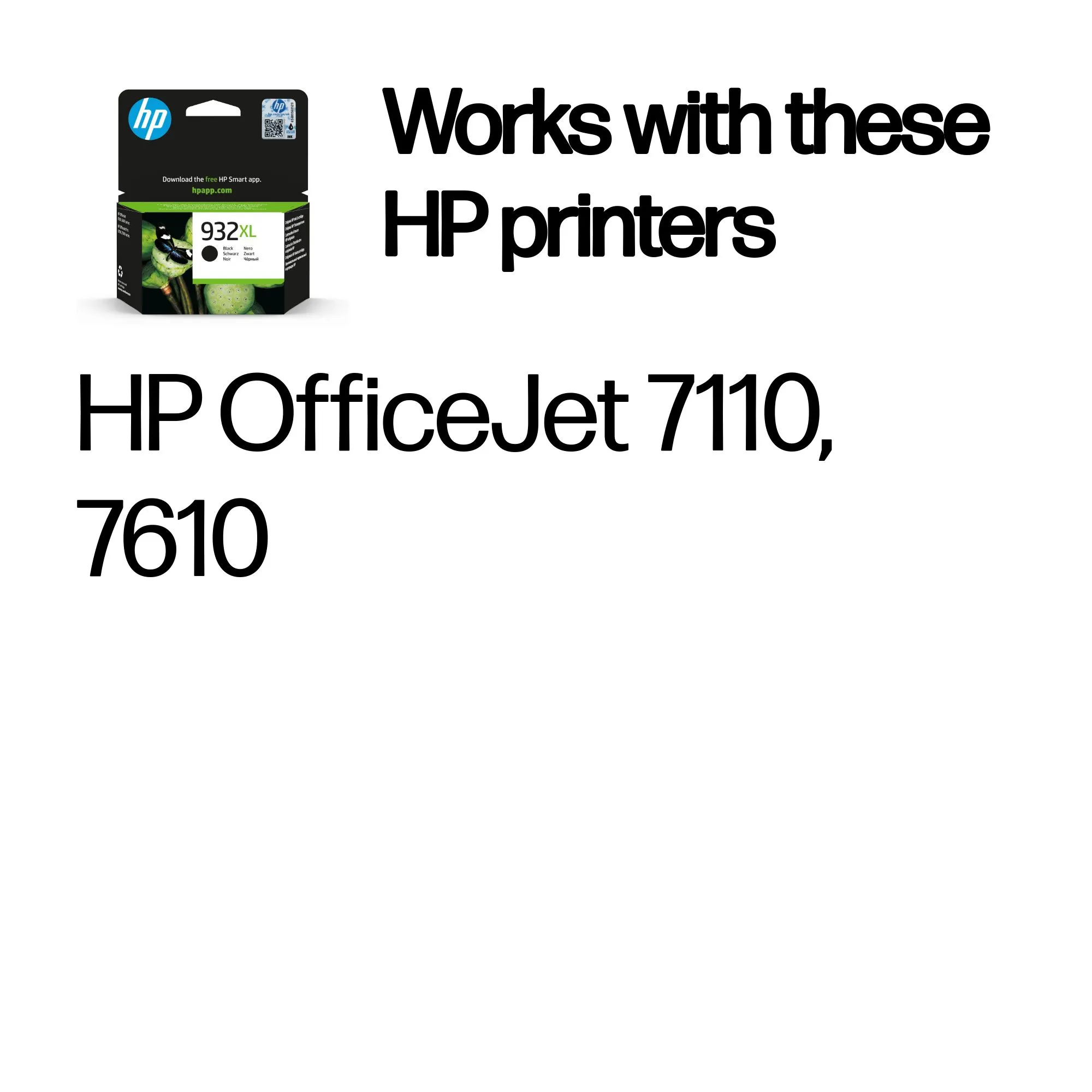 HP No 932XL musta BGX suurtuotto mustepatruuna