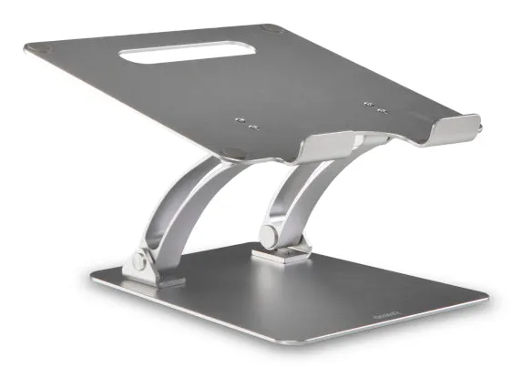 DESIRE2 Deskstand Dual Pivot Riser Adjustable Aluminum Silver