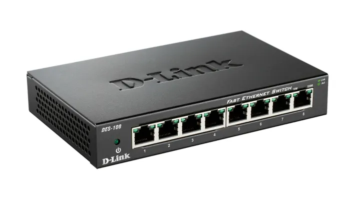 D-LINK 8-port 10/100 Desktop Switch