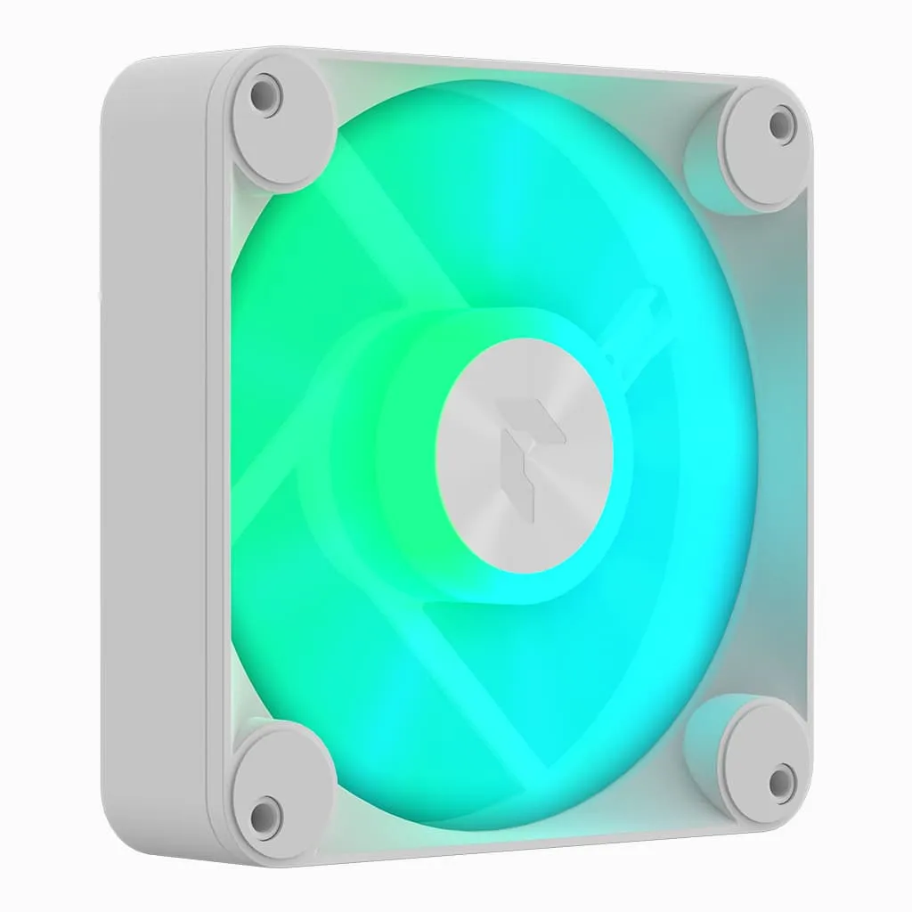 APNX FP1, 120mm, PWM, Hydraulic Bearing, ARGB Fan, White