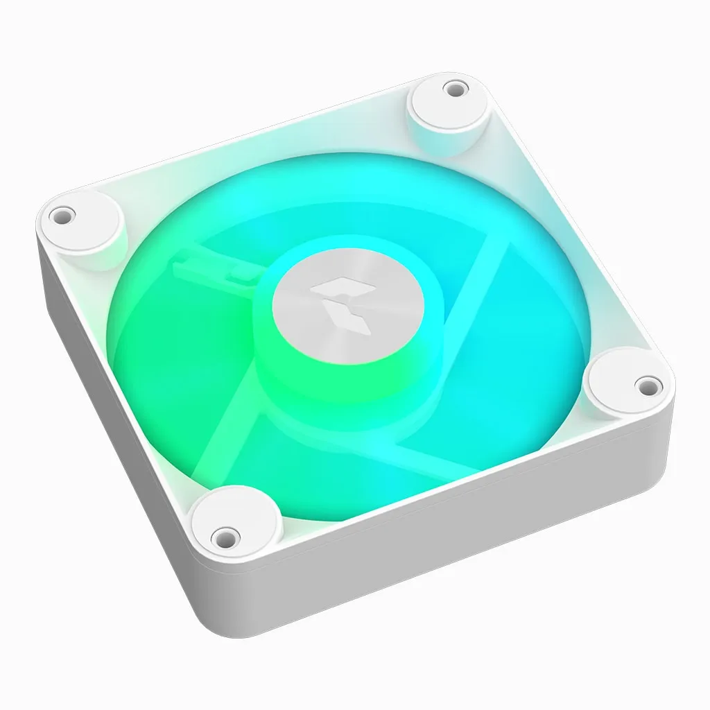 APNX FP1, 120mm, PWM, Hydraulic Bearing, ARGB Fan, White