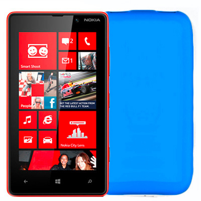 CELLY TPU GELSKIN275LB Blue Nokia Lumia 820