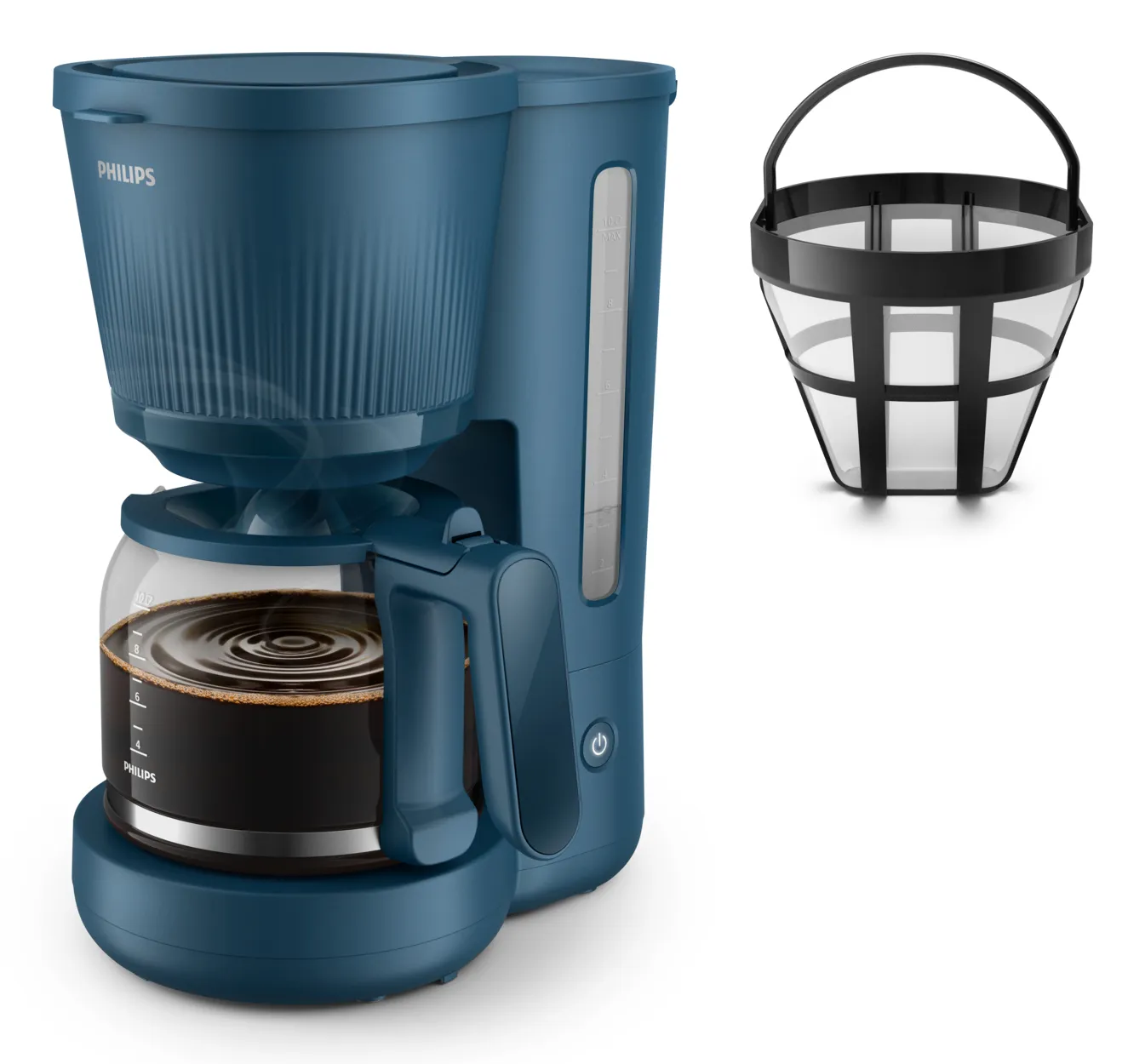 Philips 3000 Series - coffee maker, Blue, 1.25l