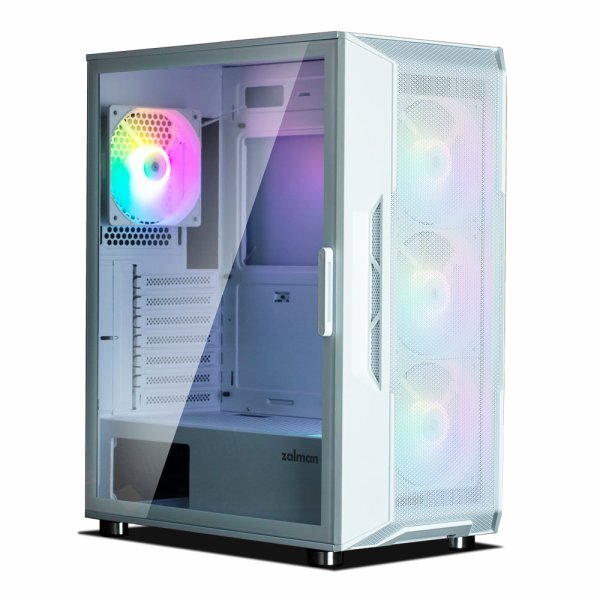 ZALMAN i3 NEO Midi-Tower Case with window and RGB lighting, White