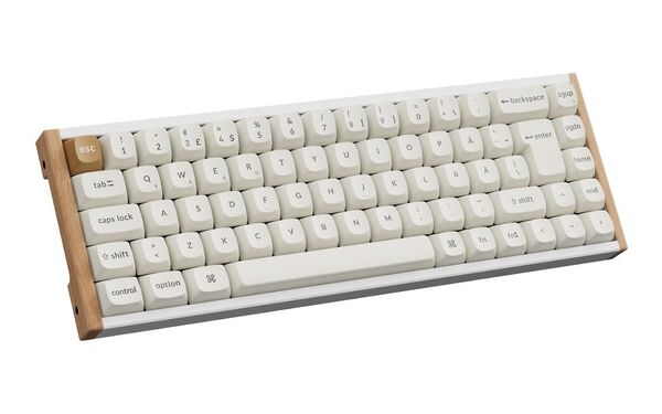 Keychron K6 HE SE 65% Wireless Mechanical Gaming Keyboard, Gateron Double-Rail Magnetic, White