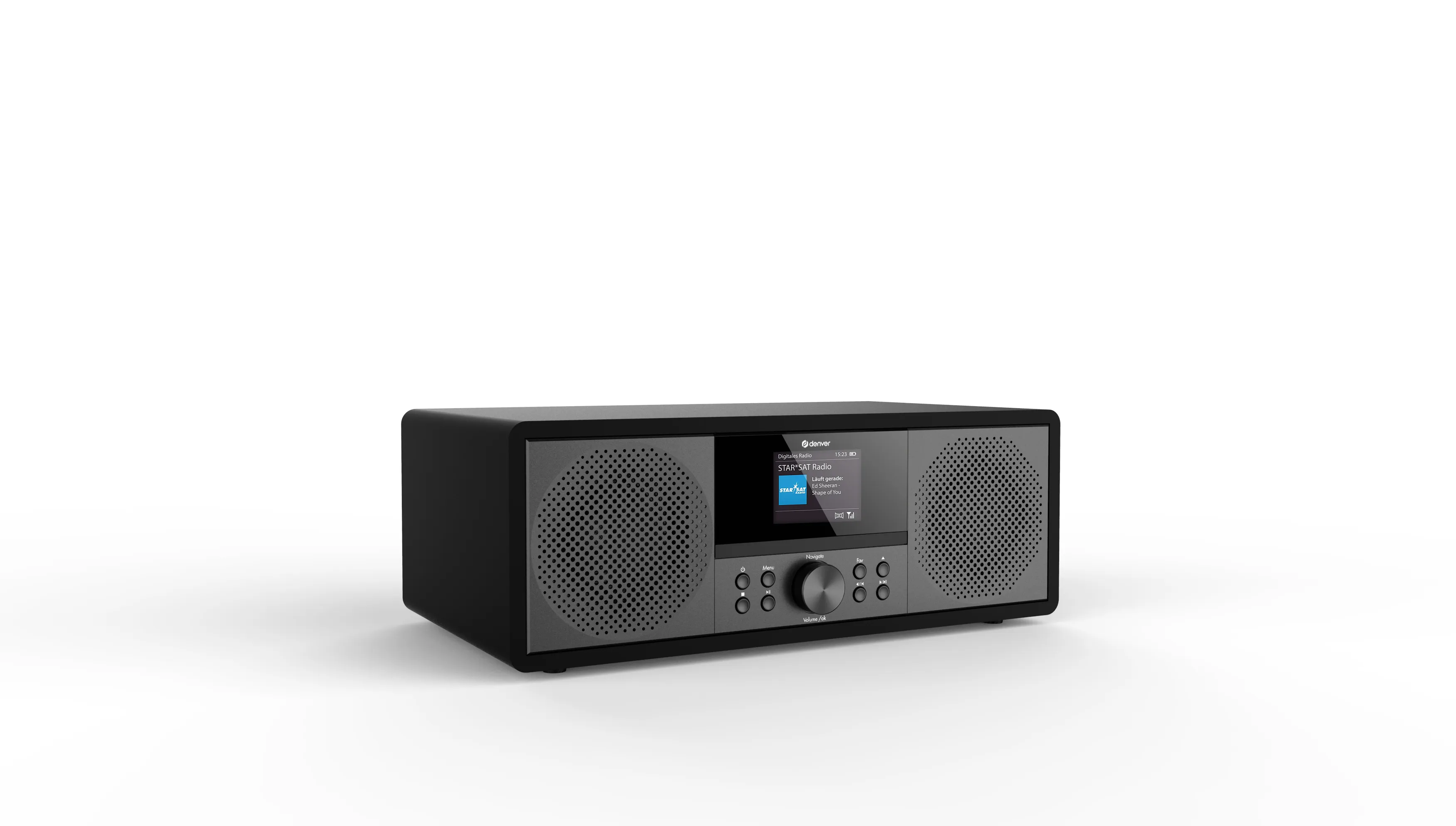 Denver DAB+/Internet radio With CD player, Internet/DAB+/FM radio &amp; AUX inpu