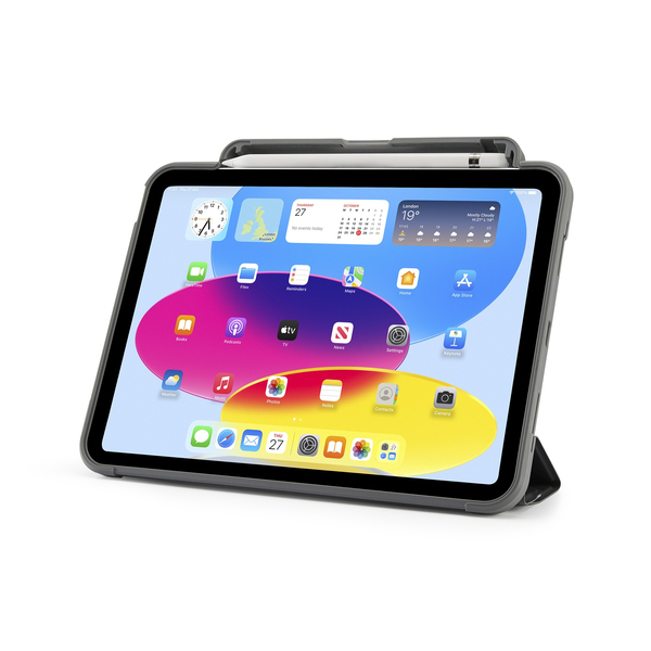 Pipetto iPad 10,9-tum (10:e gen) Origami No2 Pencil Shield - Black