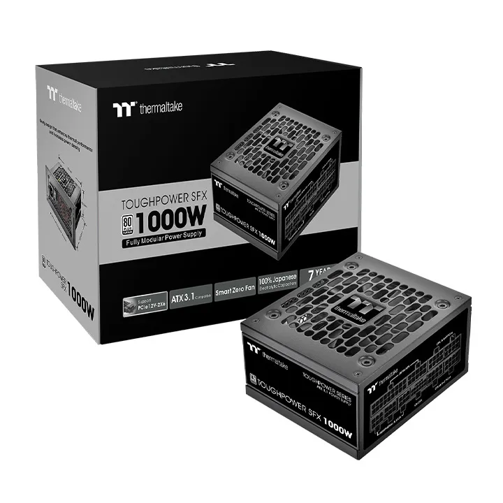 Thermaltake Toughpower SFX 1000W ATX 3.1 - power supply, 80 Plus Platinum