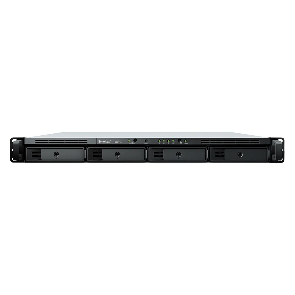 RackStation  4-bay rackmount NAS  - compact 1U chassis