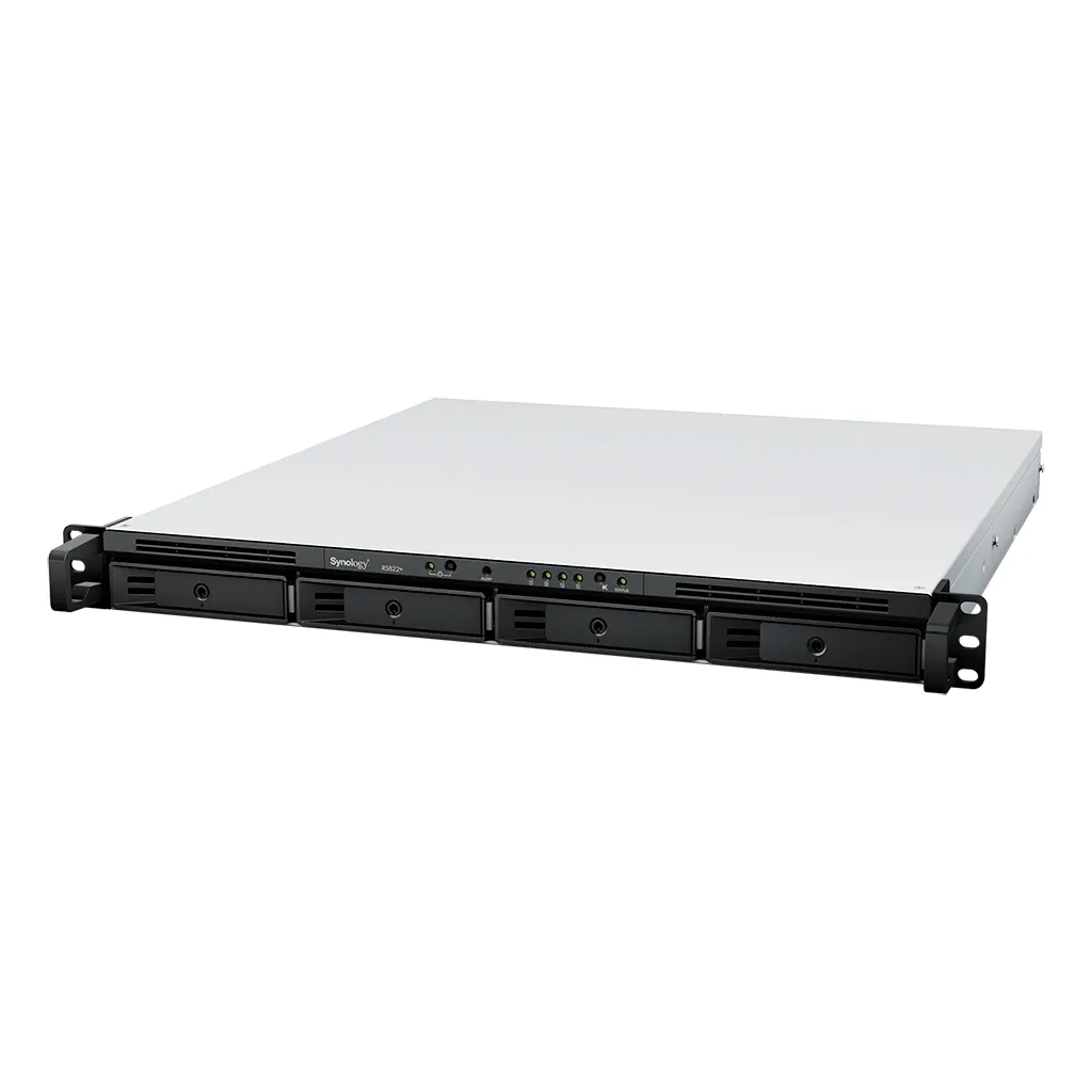RackStation  4-bay rackmount NAS  - compact 1U chassis