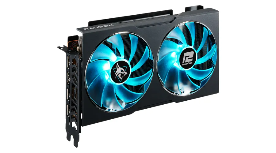 Powercolor Radeon RX 7600 HellHound  8 GB - Grafikkort