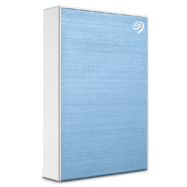Seagate OneTouch Portable Password 5TB - external HDD, light blue