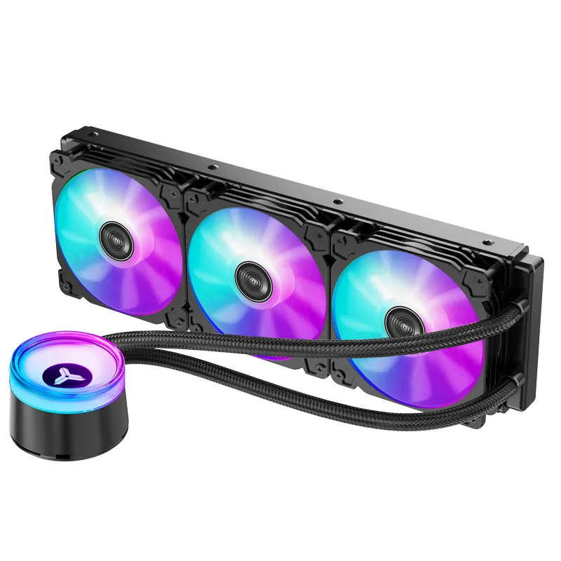Jonsbo ANGELEYES TW2-360 Pro COLOR, RGB -nestej&auml;&auml;hdytysj&auml;rjestelm&auml;, musta