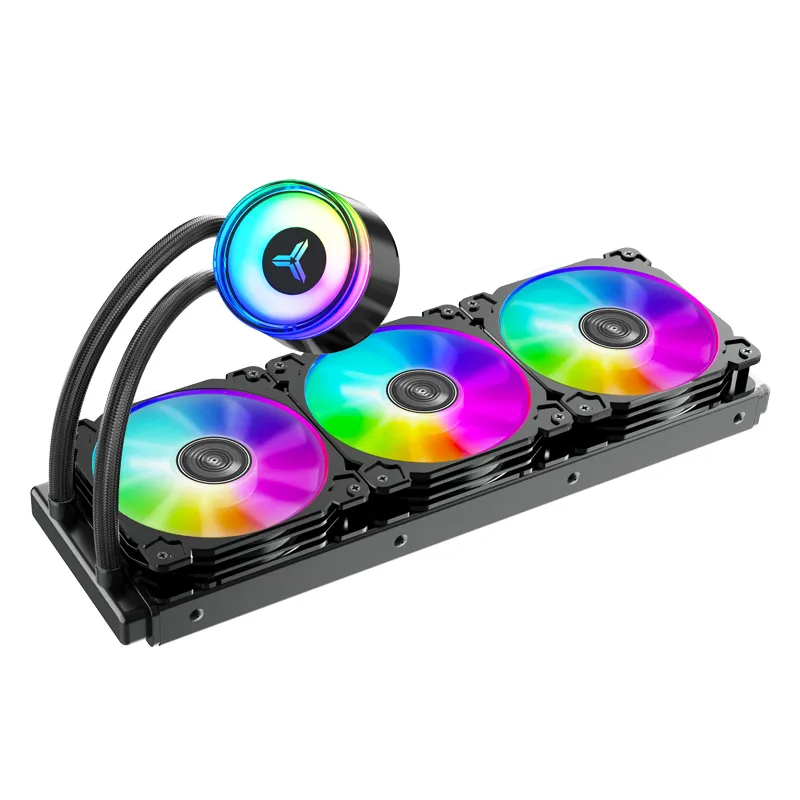 Jonsbo ANGELEYES TW2-360 Pro COLOR, RGB -nestej&auml;&auml;hdytysj&auml;rjestelm&auml;, musta