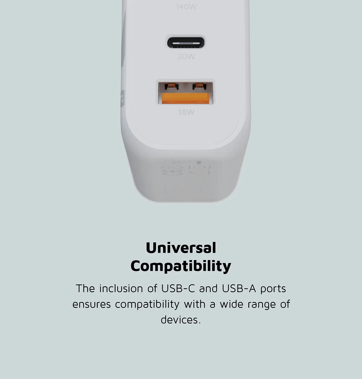 Xtorm 140W GaN2 Ultra Home Charger 3xUSB-C/USB-A - charger, White