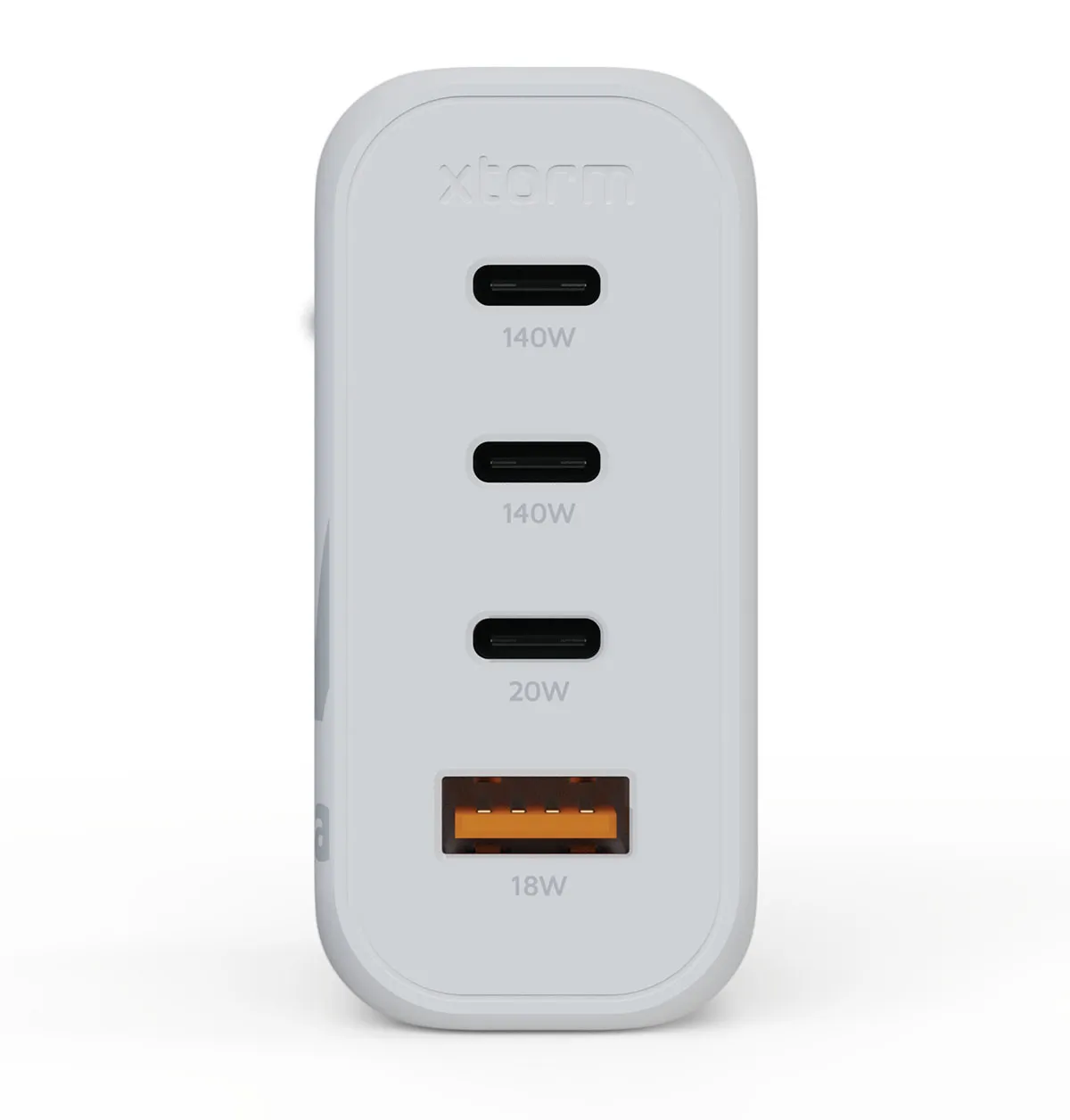 Xtorm 140W GaN2 Ultra Home Charger 3xUSB-C/USB-A - charger, White
