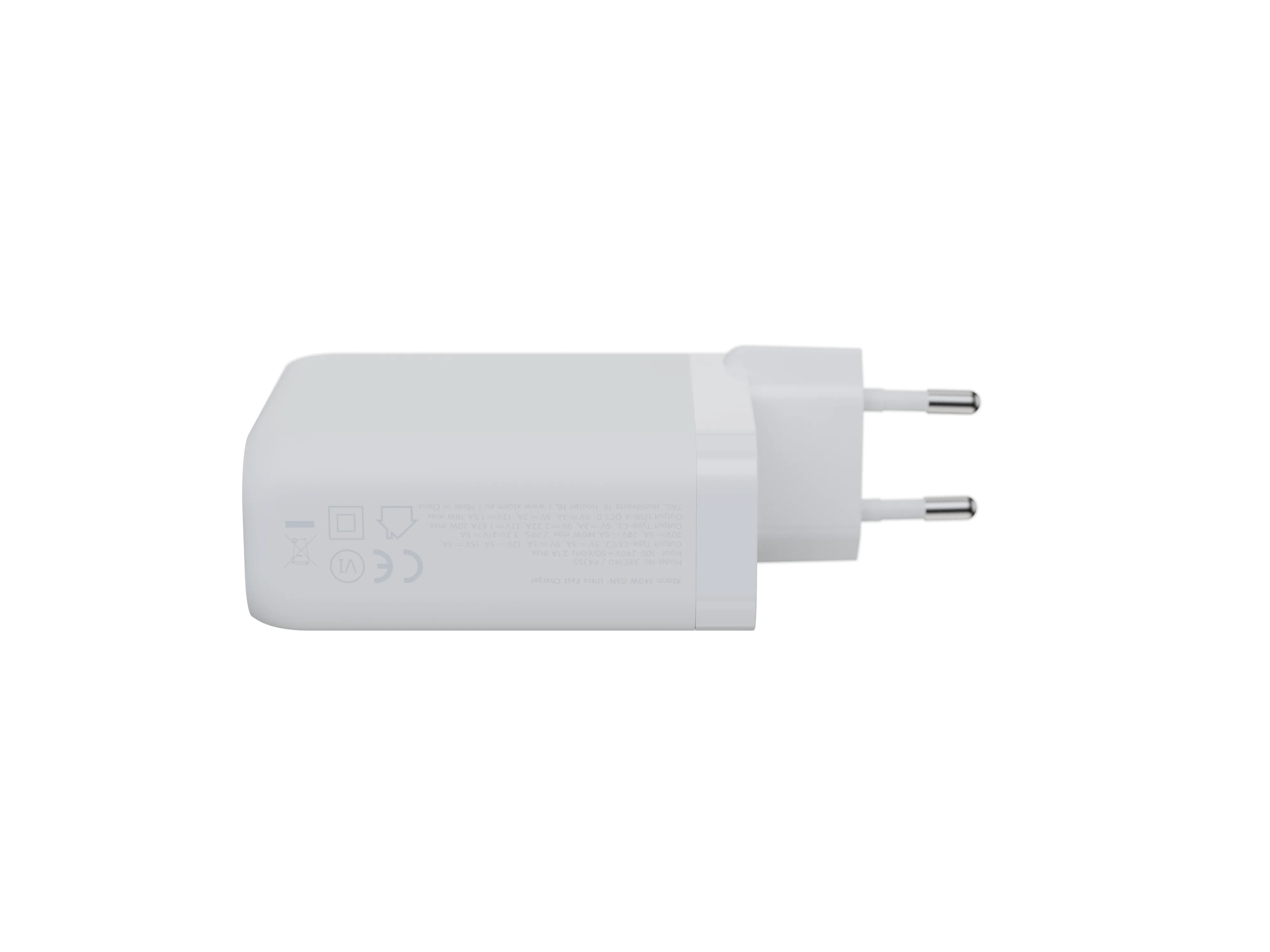 Xtorm 140W GaN2 Ultra Home Charger 3xUSB-C/USB-A - charger, White