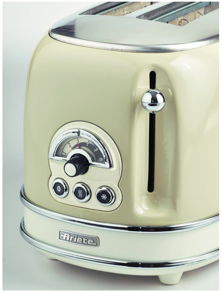 Ariete Vintage - toaster, 2 slots, Beige