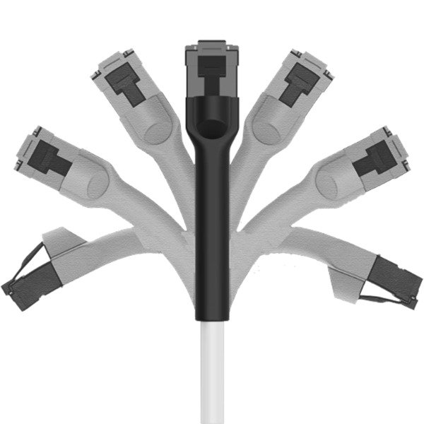 Deltaco Cat6e U/UTP Bendable - network cable, 3 m, White
