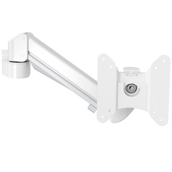 FORMING FUNCTION Elevate 55 Monitor Arm, for 1 monitor, with gas spring, 8kg, rail mounted, VESA 75/100, White
