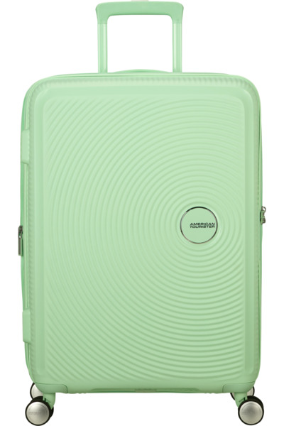 American Tourister Soundbox 67 cm Medium Expandable Hardside Suitcase, Pastel Green
