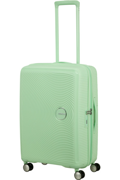 American Tourister Soundbox 67 cm Medium Expandable Hardside Suitcase, Pastel Green