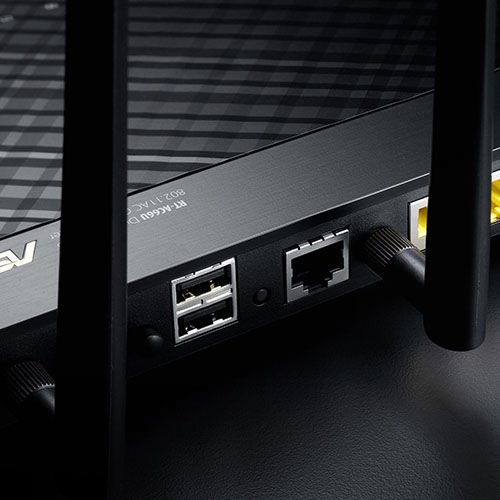 ASUS RT-AC66U NORDIC WLAN Router AC1300/N900 802.11n Dual Band Gigabit
